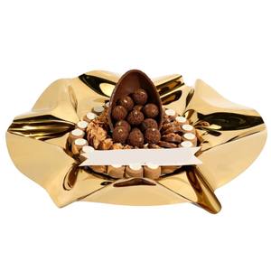 Admirable mesa de diseño decorativo cuenco de chocolate hecho de metal cuenco de chocolate perfecto para catering y ocasiones especiales en venta - Product Image 2