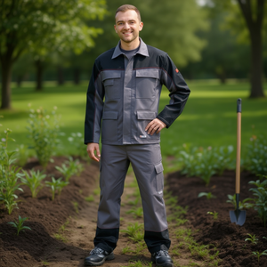 Weld <b>Shield</b> Size 56 <b>Protective</b> Jacket Grey/Black Garden Gloves & Gear - Product Image 3