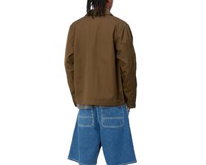 Veste de travail en toile robuste pour homme, coton sergé, col rabattu, poches latérales, fermeture éclair sur le devant, veste de travail pour homme - Product Image 6