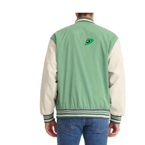 Veste de sport d'hiver personnalisable pour hommes, 100% coton, taille adulte, respirante et coupe-vent, logo sur le devant, style vintage - Product Image 3