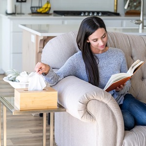 กล่องทิชชู่ไม้ไผ่ทรงสี่เหลี่ยมผืนผ้าฝาครอบกล่องทิชชู่ไม้ไผ่ทำมือเป็นมิตรกับสิ่งแวดล้อมของตกแต่งบ้านและโต๊ะจากเวียดนาม - Product Image 6