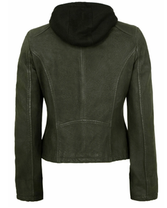 Chaquetas de cuero genuino Chaquetas de cuero personalizadas para mujeres Chaquetas de cuero puro unisex para hombres - Product Image 3