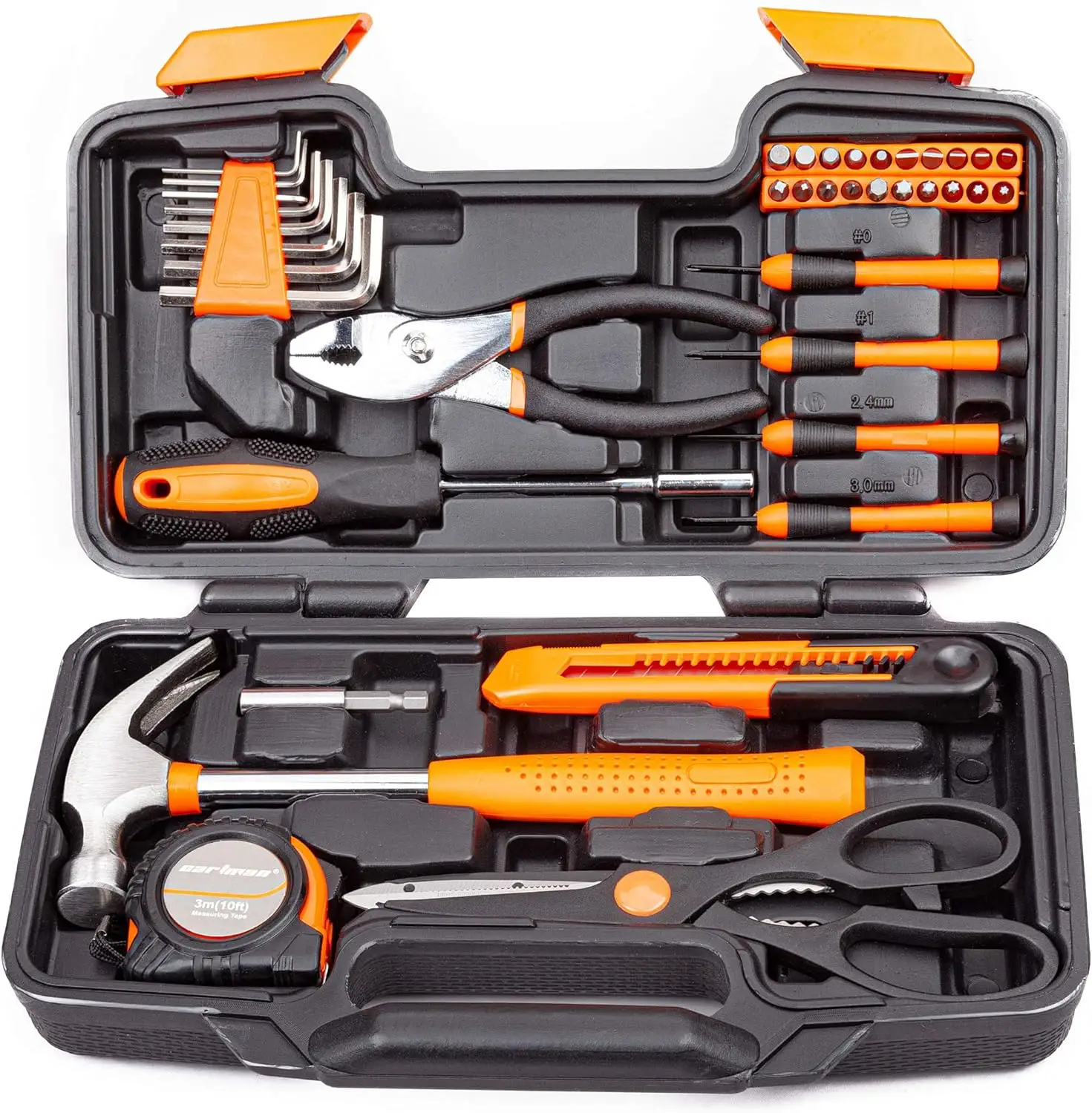 Đổi mới sản phẩm khuyến mãi Tool Set chung hộ gia đình tay Kit với nhựa hộp công cụ lưu trữ trường hợp