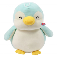 Unisex Pinguïn Knuffel Zacht Katoen En Polyester Knuffels Thuis Decoratief Karakter In Oranje Roze Blauw Grijs