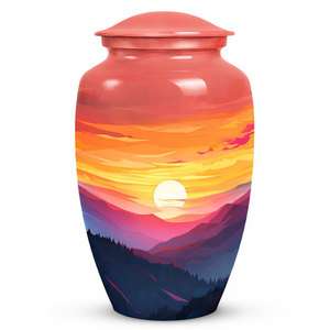 Modern Aluminium <b>Dog</b> Cat Paw Printed Human Cremation Urn Coffin with Customized Printing 3-4L Capacity Handmade Funeral <b>Keepsake</b> - Product Image 1