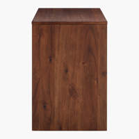 Bureau en bois avec 2 tiroirs en bois massif, mobilier de bureau de luxe pour la maison
