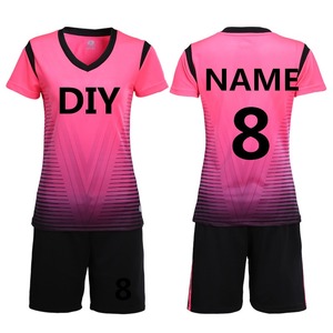 เสื้อเจอร์ซี่แขนสั้นสำหรับผู้หญิง,เสื้อฟุตบอลสำหรับใส่เล่นวอลเลย์บอลชุดกีฬาเสื้อเจอร์ซีย์พิมพ์ลายระบายอากาศได้ดีมีชื่อตัวเลข - Product Image 1