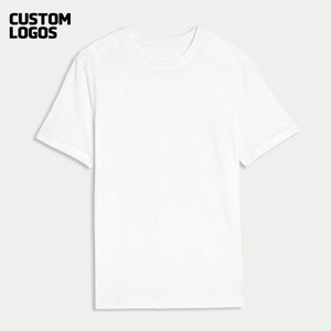 Camiseta de punto de algodón 100% de verano para hombre, camiseta transpirable de cuello redondo al por mayor - Product Image 6