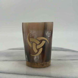 High Demand Eco-Friendly Handmade Viking Drinking Horn <b>Tumblers</b> Set Modern Style Cups Bottle Opener <b>Wine</b> SANIYA HANDICRAFT - Product Image 2