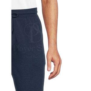 Joggers 100% coton de haute qualité du fabricant LOGO personnalisé taille moyenne devant plat droit léger teint uni décontracté - Product Image 3