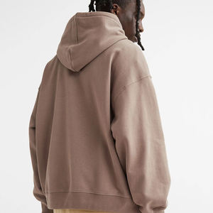 2024 SunFaded en détresse acide lavé grande taille hommes sweats à capuche fermeture éclair conception goutte épaule plaine capuche 3D imprimé - Product Image 5