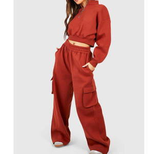 Nueva llegada Ropa deportiva personalizada Trajes de 2 piezas Trajes de joggers unisex personalizados Conjunto de dos piezas Chándales Sudadera con capucha y sudor Jogger - Product Image 1