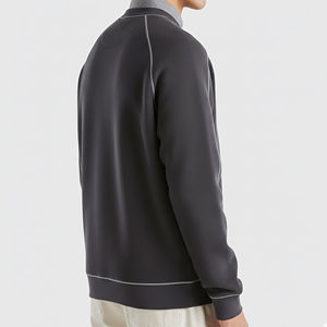 Sudadera de hombre 100% algodón, artículo de moda, logotipo bordado personalizado, estilo urbano, cómoda, transpirable, básicos para hombre, sudaderas con capucha - Product Image 5