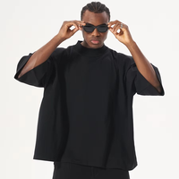 T-shirt en coton de haute qualité Boxy Fit Design personnalisé T-shirt Streetwear lourd T-shirt surdimensionné à coupe ample