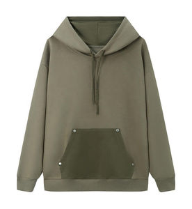 เสื้อฮู้ดดี้โอเวอร์ไซส์แบบยูนิเซ็กซ์ ผ้าฝ้าย 100% สำหรับฤดูหนาว  แบบเรียบ  น้ำหนัก 500 กรัม ไซส์พลัส  มีกระเป๋า  ผ้าฟลีซ  เป็นมิตรกับสิ่งแวดล้อม  ปักลายได้ - Product Image 5