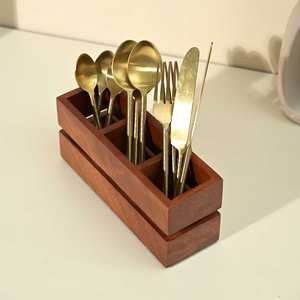 Organizador de Cubiertos Multifuncional de Madera Moderna, Hecho a Mano, Soporte para Utensilios de Cocina, Soporte de Almacenamiento para Cubiertos, para Cucharas, Tenedores y Cuchillos - Product Image 6