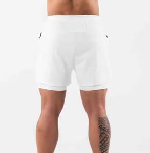 Short de musculation et fitness pour homme, pantalon court de plage en maille respirante à séchage rapide - Product Image 2