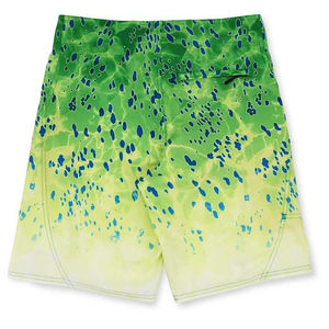Shorts de pêche décontractés personnalisés OEM à séchage rapide en polyester hybride élastique avec logo et impression numérique pour le fitness - Product Image 2