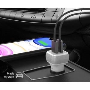 Caricabatterie USB per Auto a Doppia Porta da 24W ad Alta Velocità, Caricatore Universale per iPhone, iPad, Samsung e Tablet, Specifico CAR-WGRY - Product Image 6