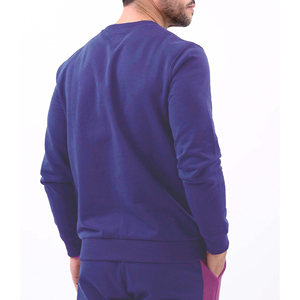 Screen Puff impresión algodón bordado hombres invierno liso mezclado personalizado hombres cuello redondo sudadera alta calidad peso pesado - Product Image 2