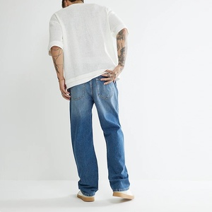 Nueva Llegada, Jeans Rectos de Algodón 100% Teñido y Tejido, Ecológicos, de Secado Rápido, Transpirables y Cómodos para Hombre y Mujer - Product Image 6