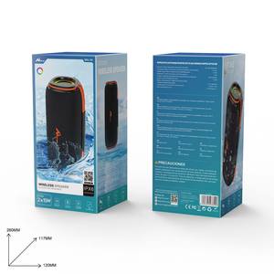 Portable Home Digitalome SPA-115 <b>Speaker</b> 2x15W Waterproof <b>Wireless</b> RGB LED Lighting Battery Powered <b>with</b> <b>Microphone</b> - Product Image 3
