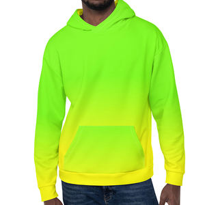 New HIgh Quality Custom Logo Neon <b>Green</b> Working Pullover Street Wear Hoodie 100% Cotton Heavy Weight <b>men's</b> hoodies - Product Image 2