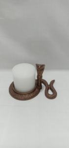 Sculpture de branche d'oiseau en aluminium argenté Bougeoir Accent décoratif en métal pour l'éclairage de table de bureau d'hôtel à domicile - Product Image 6