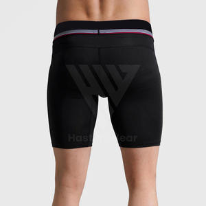 Shorts de sport à taille élastique extensible dans les 4 sens, dernière arrivée, fabrication professionnelle, shorts de compression d'entraînement hautement durables - Product Image 5