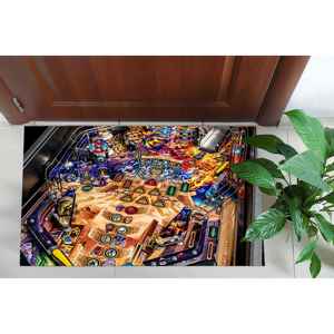 Tapis de jeu de flipper, tapis pour chambre de garçon, tapis pour salle de jeux, tapis imprimé, tapis à poils doux - Product Image 5