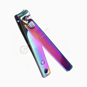 <b>Professional</b> High-quality Stainless Steel <b>Nail</b> <b>Clipper</b> Customized Color Customer's Logo Smooth Fine Cutting Finger Toe Nipper - Product Image 5