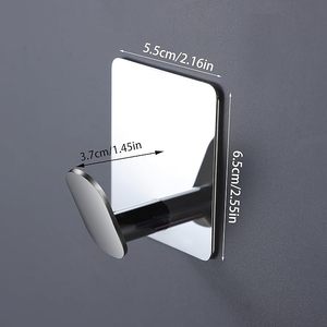 Stainless Steel Adhesive <b>Hooks</b> & <b>Rails</b> for Bedroom or Kitchen Wall Use With Water Proof Shower <b>Hooks</b> - Product Image 4