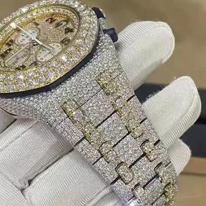 Timeless Automatic Mechanical Stainless Steel <b>Watch</b> Premium Moissanite Diamond Detailing Offering Ultimate Iced Look Fashion - Product Image 5