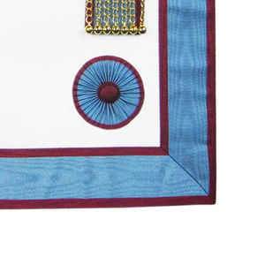 Delantal masónico Mark Masters Mason de calidad superior Delantal masónico Regalia hecho a medida a la venta - Product Image 4