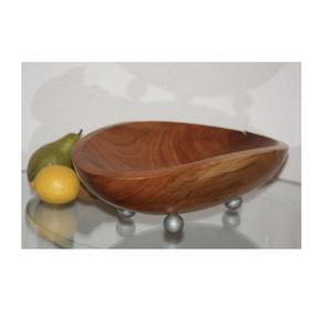 Handmade New Design Wooden <b>Platter</b> Serving Tray Super Market Product Wholesale Marketing Dough Bowl for Home Hotel & Restaurant - Product Image 1