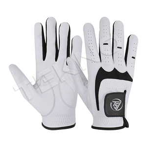 Op Venta De fábrica personalizado Premium alta calidad antideslizante OEM Golf deportes transpirable mejor piel de oveja piel de cordero Malbon GUANTES DE Golf - Product Image 1