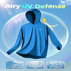 Sweat-shirt à capuche léger de haute qualité pour femmes, à séchage rapide, manches longues, imprimé classique, jersey imperméable pour l'été - Product Image 5