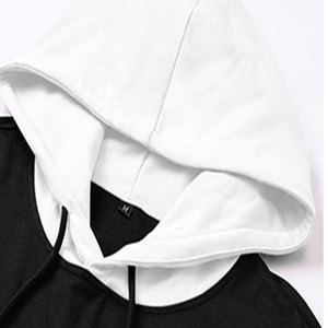 Nouvel Arrivage Survêtement Homme Hiver en Coton Respirant 100% avec Capuche en Polaire Évasée, Couleur Unie, Style Streetwear, Logo Frontal, Ensembles Tendance - Product Image 3