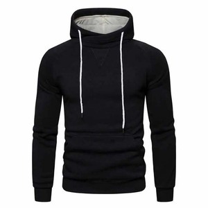 Sudadera con Capucha para Hombre, Material de Felpa de Algodón, Diseño Sólido, Color Personalizado, Manga Larga, Estilo Casual - Product Image 4