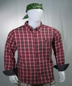 Camisa de franela informal de moda para hombre con logotipo impreso personalizado de secado rápido y transpirable 100% algodón ecológico nuevo estilo serigrafiado - Product Image 1