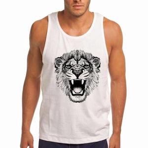 Camiseta sin mangas de algodón lavado pesado de 285g de moda Vintage para hombre sin mangas 285G lavado de peso pesado de algodón de talla grande ropa de hombre - Product Image 1