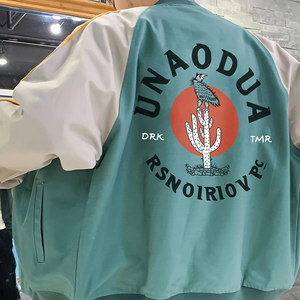 เสื้อแจ็คเก็ตสไตล์สปอร์ตสำหรับผู้ชาย แบบลำลอง มีฮู้ด แต่งสีตัดกัน ปิดด้วยซิป เหมาะสำหรับใส่ในฤดูหนาว - Product Image 5