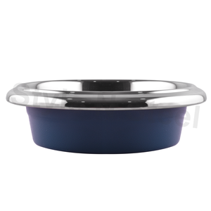 Lot de 3 gamelles portables pour animaux de compagnie Bol pour animaux de compagnie en acier inoxydable Offre Spéciale Bol pour animaux de compagnie en acier inoxydable isolé - Product Image 1