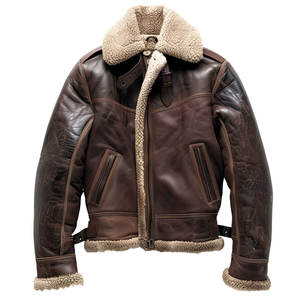 Men's Wear <b>Winter</b> Casual Motor 2024 Customized <b>Leather</b> <b>Jacket</b> Men <b>Winter</b> Fashion <b>Leather</b> <b>Jacket</b> for Men - Product Image 1