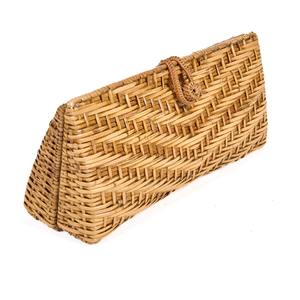 Eco fiber rattan pouch <b>bag</b> boho style handbag for women <b>cheap</b> price hand-braided <b>clutch</b> <b>bags</b> - Product Image 3