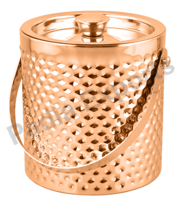 ถังใส่น้ำแข็งสำหรับตกแต่งบ้านและงานปาร์ตี้ทรงถังสีทองครึ่ง hm - Product Image 2