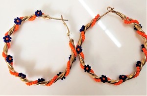 Venta caliente últimos pendientes de aro con cuentas moda Bohemia hecha a mano caprichosa pendientes de gota para mujer joyería aro pendientes de borla de cuentas gran oferta al precio más bajo - Product Image 6