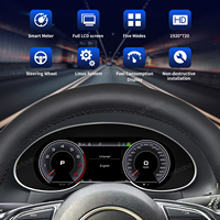 Panel de Instrumentos Digital con Pantalla LCD de 12.3 Pulgadas para Audi Q5 2009-2018, CarPlay Inalámbrico, Android Auto, 1920x720, Plug & Play