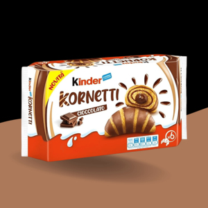 Kinder Croissant Kornetti con Relleno de Chocolate, Paquete de 6, 252g, Producto Ferrero con Información de Alergénicos, Contiene Trigo, Huevos, Leche y Soya - Product Image 3