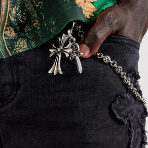 Vente en gros sur mesure Short en jean d'été de haute qualité avec broderie d'appliques Jeans pour hommes Pantalons courts Jeans Skinny Shorts pour hommes - Product Image 3